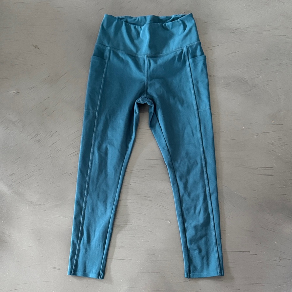 Danskin Teal High-Waisted Leggings